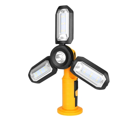 Brightenlux – lampe de poche Portable pour Inspection magnétique, étanche, Rotation à 90 °, aimant Flexible, batterie externe, lampe de travail LED COB haute puissance