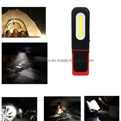 Gros Auto Réparation De Voiture Éclairage De Secours USB Charge Poche COB Projecteur Lampe D'inspection Spot Rechargeable Lumière Portable LED Lampe De Travail