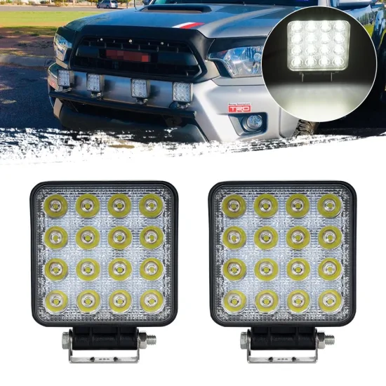 48W voiture camion Offroad Auto moto accessoires phare LED LED lampe de travail (GF